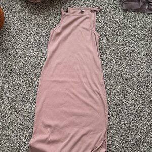 Old Navy Dusty Rose Sleeveless Maxi Dress